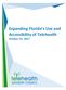 Expanding Florida s Use and Accessibility of Telehealth October 31, 2017