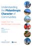 Understanding the Philanthropic Character of Communities
