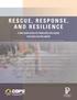 RESCUE, RESPONSE, AND RESILIENCE