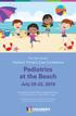 Pediatrics at the Beach