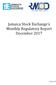 Jamaica Stock Exchange s Monthly Regulatory Report December 2017