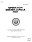 OPERATION BUSTER-JANGLE 1951