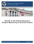 Review of the Federal Bureau of Prisons Monitoring of Contract Prisons