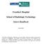 Froedtert Hospital. School of Radiologic Technology. Intern Handbook