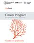 Career Program. for female PhD students, postdocs, and group leaders. Guide for applicants