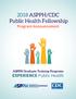 2018 ASPPH/CDC Public Health Fellowship