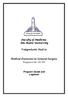 Medical Doctorate in General Surgery. Program Code: GS 700. Program Guide and Logbook