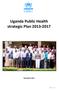 Uganda Public Health strategic Plan November 2013