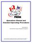 Operations Manual and Standard Operating Procedures Revised May 2015 Pacific Northwest Emergency Management Arrangement