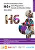 EVALUATION REPORT. End line evaluation of the Joint Programme Canada and Sweden (Sida) H4+ Volume 1 UNFPA Evaluation Office May 2017