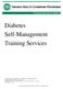 Diabetes Self-Management Training Services