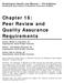 Chapter 16: Peer Review and Quality Assurance Requirements