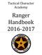 Tactical Character Academy. Ranger Handbook