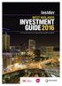 WEST MIDLANDS INVESTMENT GUIDE2016 THE FACTS AND STATS FOR THE UK S MOST EXCITING INVESTMENT DESTINATION SPONSORED BY