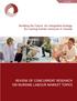 REVIEW OF CONCURRENT RESEARCH ON NURSING LABOUR MARKET TOPICS