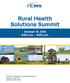 Rural Health Solutions Summit