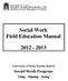 Social Work Field Education Manual