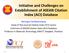 Initiative and Challenges on Establishment of ASEAN Citation Index (ACI) Database