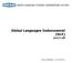 Global Languages Endorsement (GLE)