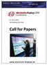 Nuremberg, Germany. Call for Papers. Source: NürnbergConvention Center.