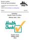 Health Check Billing Guide 2013