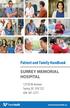 Patient and Family Handbook SURREY MEMORIAL HOSPITAL Avenue Surrey, BC V3V 1Z