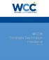 WCC Candidate Examination Handbook