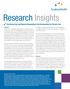 Research Insights. Post-Acute Care and Beyond: Responding to the Growing Need for Chronic Care