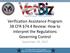 Verification Assistance Program 38 CFR 74.4 Review: How to Interpret the Regulations Governing Control