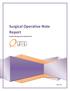 Surgical Operative Note Report