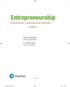 Entrepreneurship SUCCESSFULLY LAUNCHING NEW VENTURES SIXTH EDITION. Bruce R. Barringer Oklahoma State University