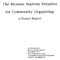 The Ricann e Hadria n Initiativ e. for Communit y Organizing : a Project Report