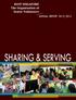 RSVP Singapore The Organisation of Senior Volunteers. Annual Report 2012/2013. Sharing & Serving