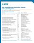 IEEE Abbreviations for Transactions, Journals, Letters, and Magazines