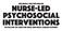 Nurse-led psychosocial interventions