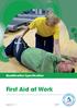 Qualification Specification. First Aid at Work I N G A W A R D S I N T R A S A F E T Y S R D S A F E T Y T A W A. Version 17.