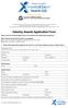 Industry Awards Application Form