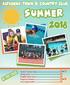 Altadena Town & Country Club. Summer 2018 IN THIS ISSUE. Swim & Tennis Camp Spring Swim Dolphin Swim Team Program Calendar Teen Opportunities