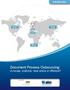AIIM White Paper. Document Process Outsourcing: in-house, onshore, near shore or offshore? Sponsored by
