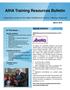 AIHA Training Resources Bulletin
