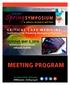 MEETING PROGRAM SYMPOSIUM. CRITICAL CARE MEDICINE: Implications for Practicing Emergency Physicians THURSDAY, MAY 5, 2016 CHICAGO, ILLINOIS 2016 ICEP