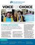VOICEFORCHOICE. A timely call to action