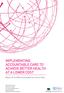 IMPLEMENTING ACCOUNTABLE CARE TO ACHIEVE BETTER HEALTH AT A LOWER COST. Report of the WISH Accountable Care Forum 2016