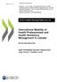 International Mobility of Health Professionals and Health Workforce Management in Canada