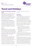 Travel and Holidays. Information Sheet. People with dementia travelling alone. Air travel. IS42 June 2016