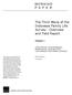 WORKING P A P E R. The Third Wave of the Indonesia Family Life Survey: Overview and Field Report. Volume 1