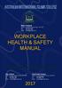 WORKPLACE HEALTH & SAFETY MANUAL