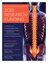 RESEARCH FUNDING DEADLINES NORTH AMERICAN SPINE SOCIETY. LETTER OF PROPOSAL: February 12, :59 p.m. CST