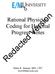 Rational Physician Coding for Hospital Progress Notes. Redacted Version. Peter R. Jensen, MD, CPC