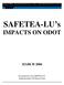 SAFETEA-LU s IMPACTS ON ODOT MARCH 2006
